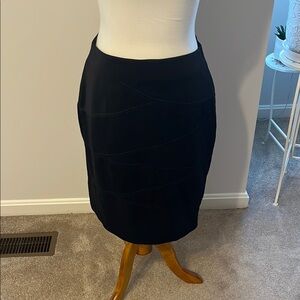 Alfani Black Pencil Skirt Knee-Length Workwear